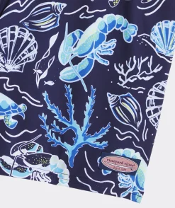 7 Inch Printed Chappy Swim Trunks