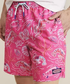 7 Inch Printed Chappy Swim Trunks