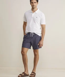 7 Inch Printed Chappy Swim Trunks