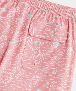 7 Inch Printed Chappy Swim Trunks