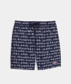 5 Inch Printed Chappy Swim Trunks