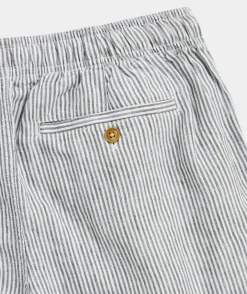 7 Inch Pull-On Linen Shorts