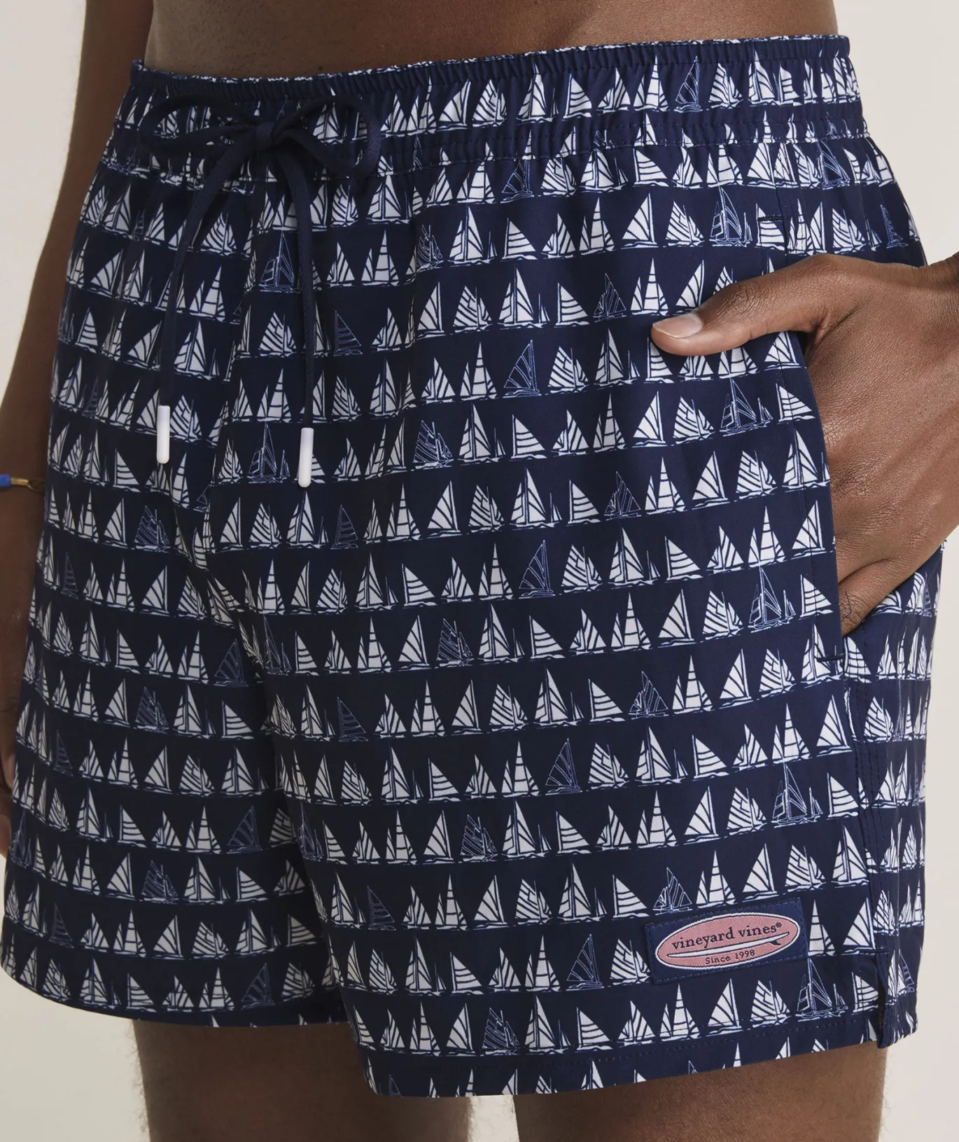 7 Inch Solid Chappy Swim Trunks