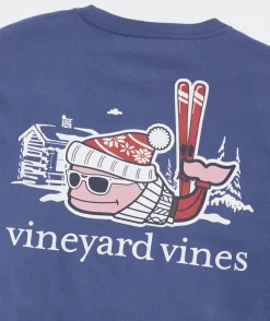 Après Ski Whale Long-Sleeve Pocket Tee