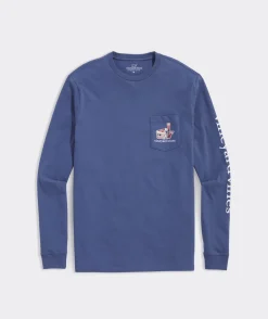 Après Ski Whale Long-Sleeve Pocket Tee