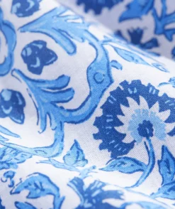 Blue Katama Tile Sconset Maxi Dress