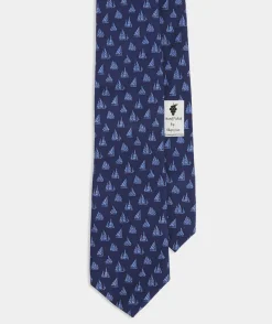 Boat Parade Silk Tie