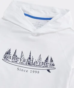 Boat Parade Surf Logo Long-Sleeve Harbor Performance Tee