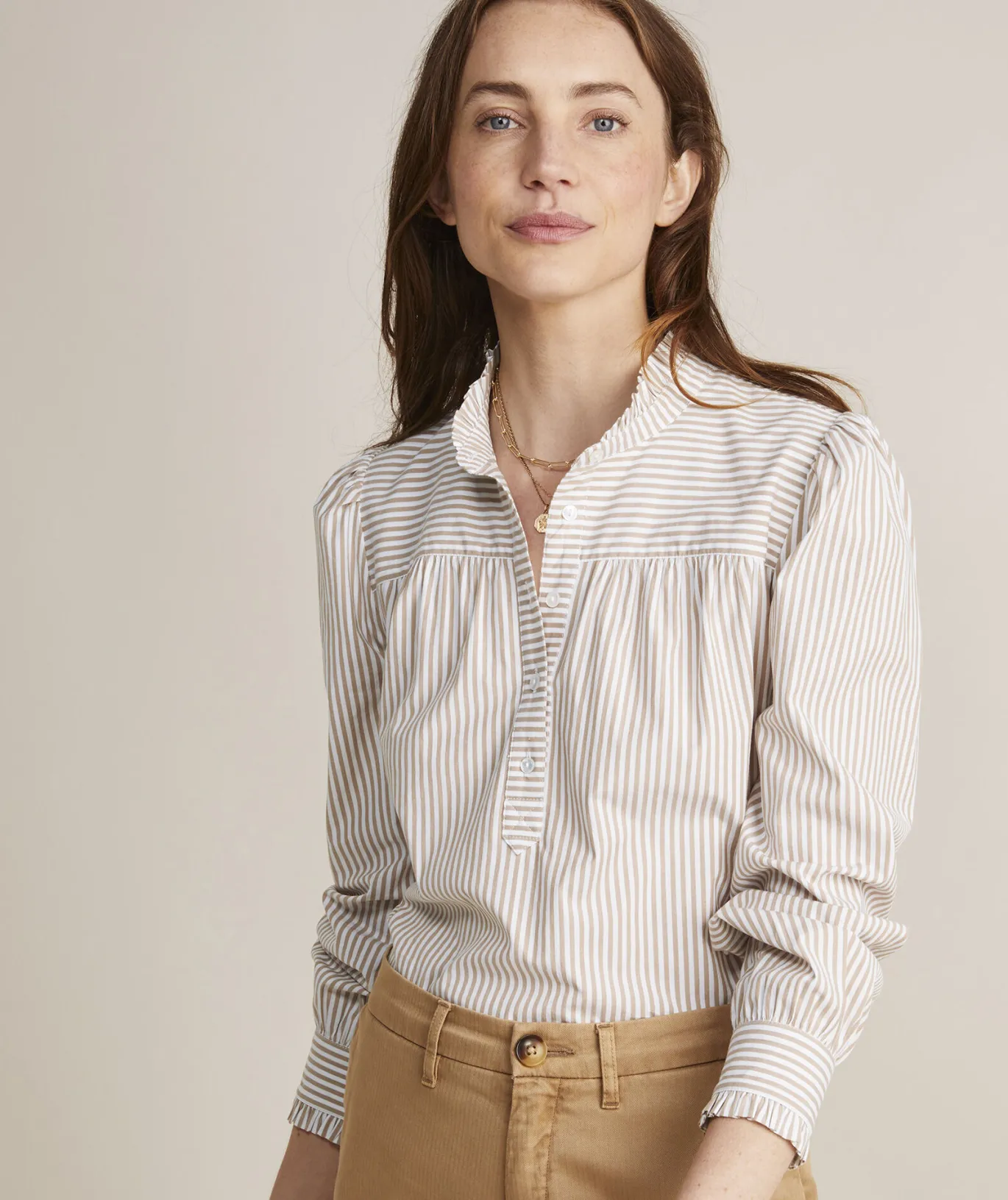 Bow Tie Button-Front Top