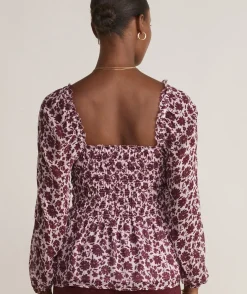 Bow Tie Button-Front Top