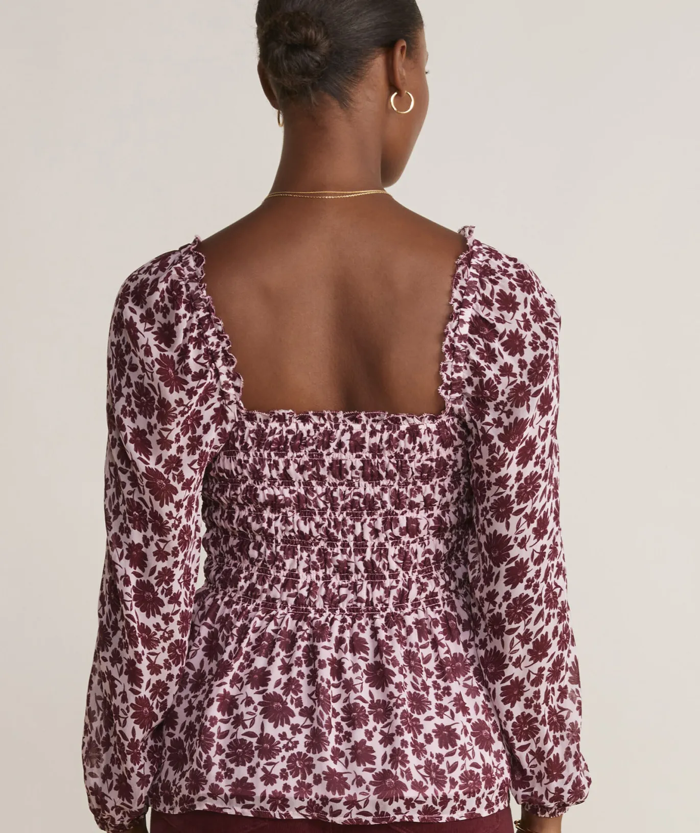 Bow Tie Button-Front Top