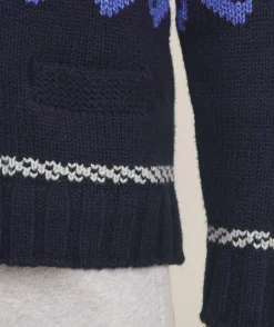 Boys’ Cotton Cashmere Cable Crewneck Sweater