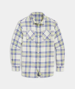 Boys Tattersall On-The-Go brrr Shirt