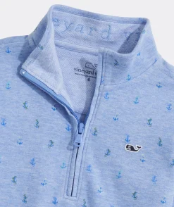 Boys' Ahoy Anchor Crewneck