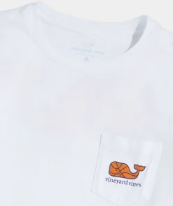 Boys' Basketball Whale Short-Sleeve Pocket Tee