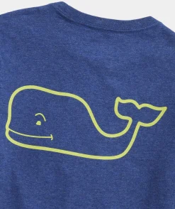 Boys' Bunny Suit Character Whale Short-Sleeve Pocket Tee