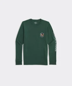 Boys' Cool Sports Fans Long-Sleeve Pocket Tee