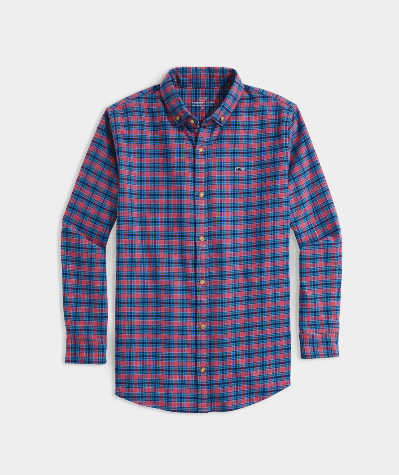 Boys' Cotton Twill Plaid Shirt