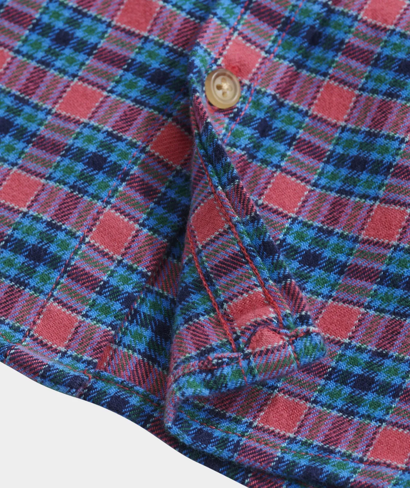 Boys' Cotton Twill Plaid Shirt