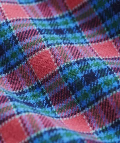 Boys' Cotton Twill Plaid Shirt