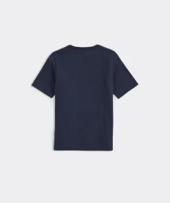 Boys' Dyed Slub Whale Short-Sleeve Pocket Tee