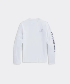 Boys' Fish Hook Whale Long-Sleeve Harbor Performance Tee