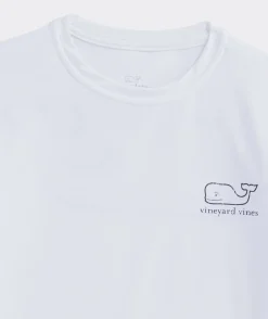 Boys' Fish Hook Whale Long-Sleeve Harbor Performance Tee