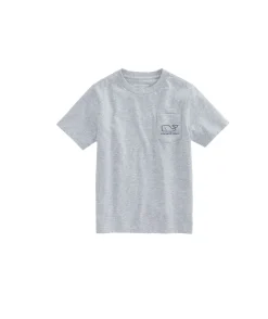 Boys' Fuzzy Bigfoot Whale Long-Sleeve Pocket Tee