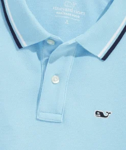Boys' Heritage Tipped Pique Polo