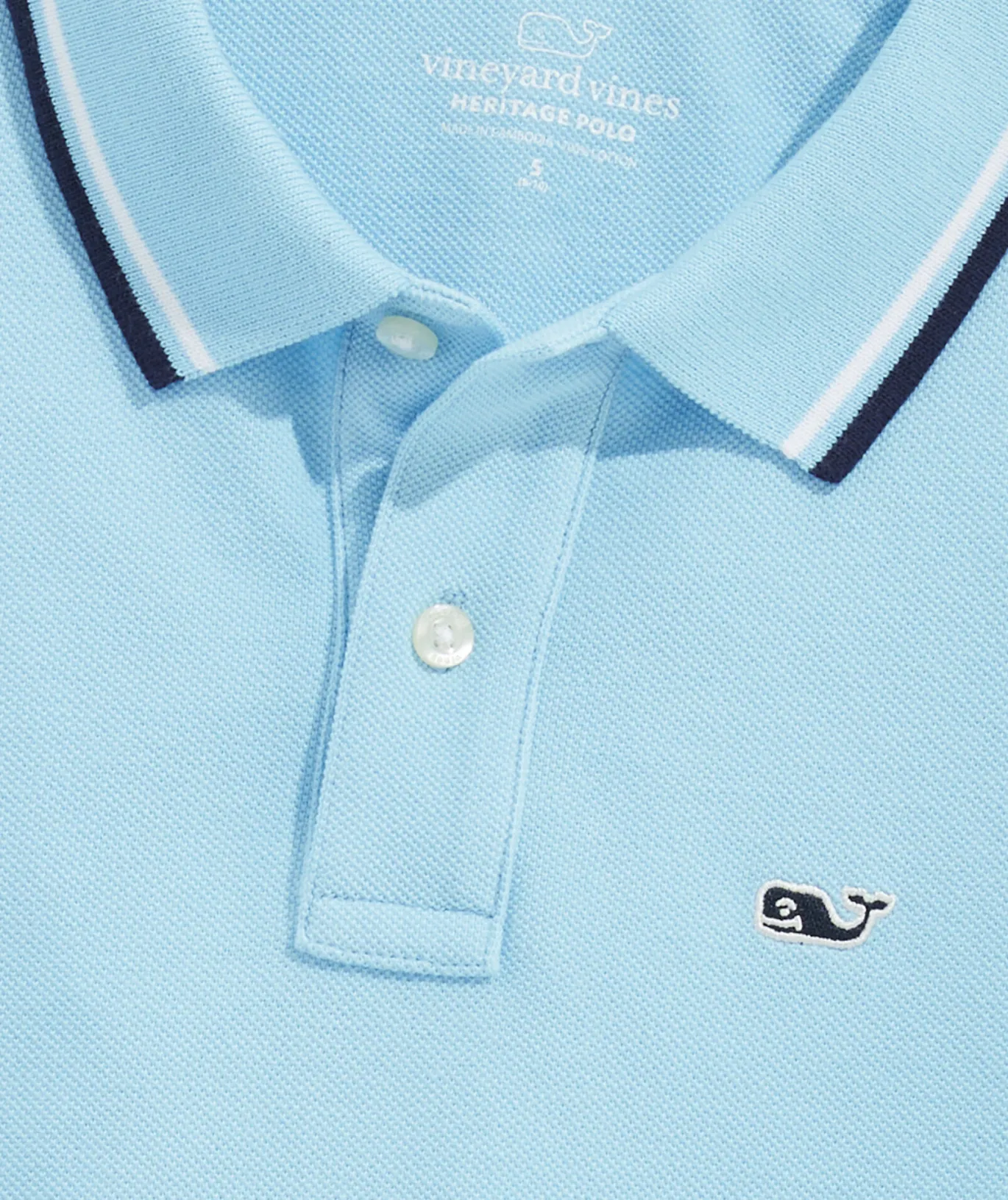 Boys' Heritage Tipped Pique Polo