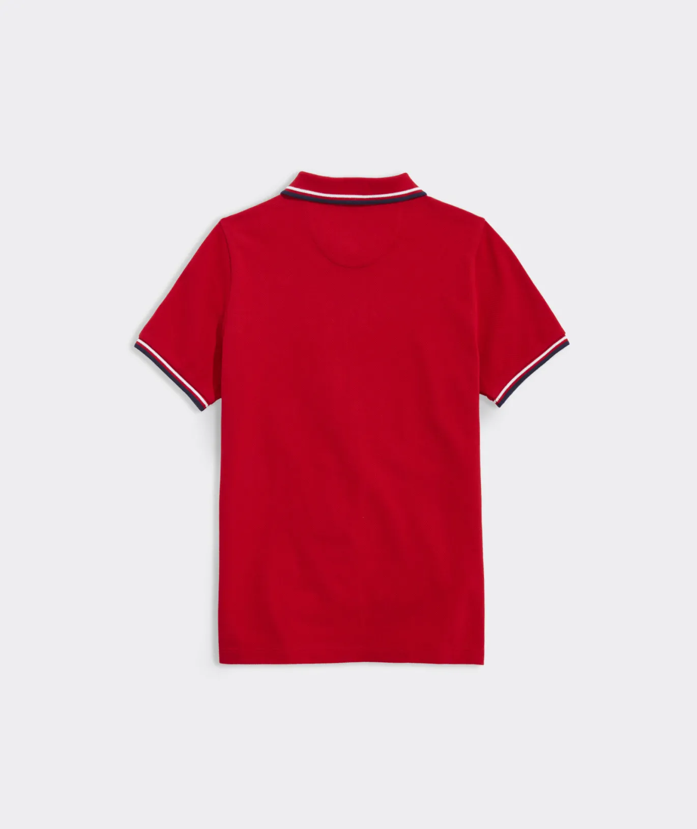Boys' Heritage Tipped Pique Polo