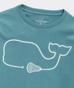 Boys' Hockey Stick Whale Long-Sleeve Tee