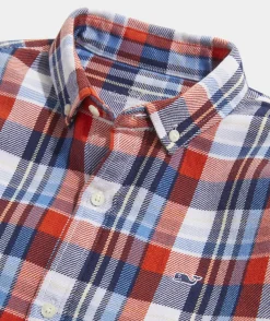 Boys' Lightweight On-The-Go Gingham Shirt
