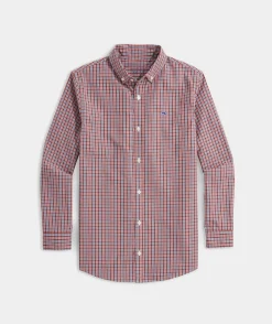 Boys' Lightweight On-The-Go Plaid Shirt