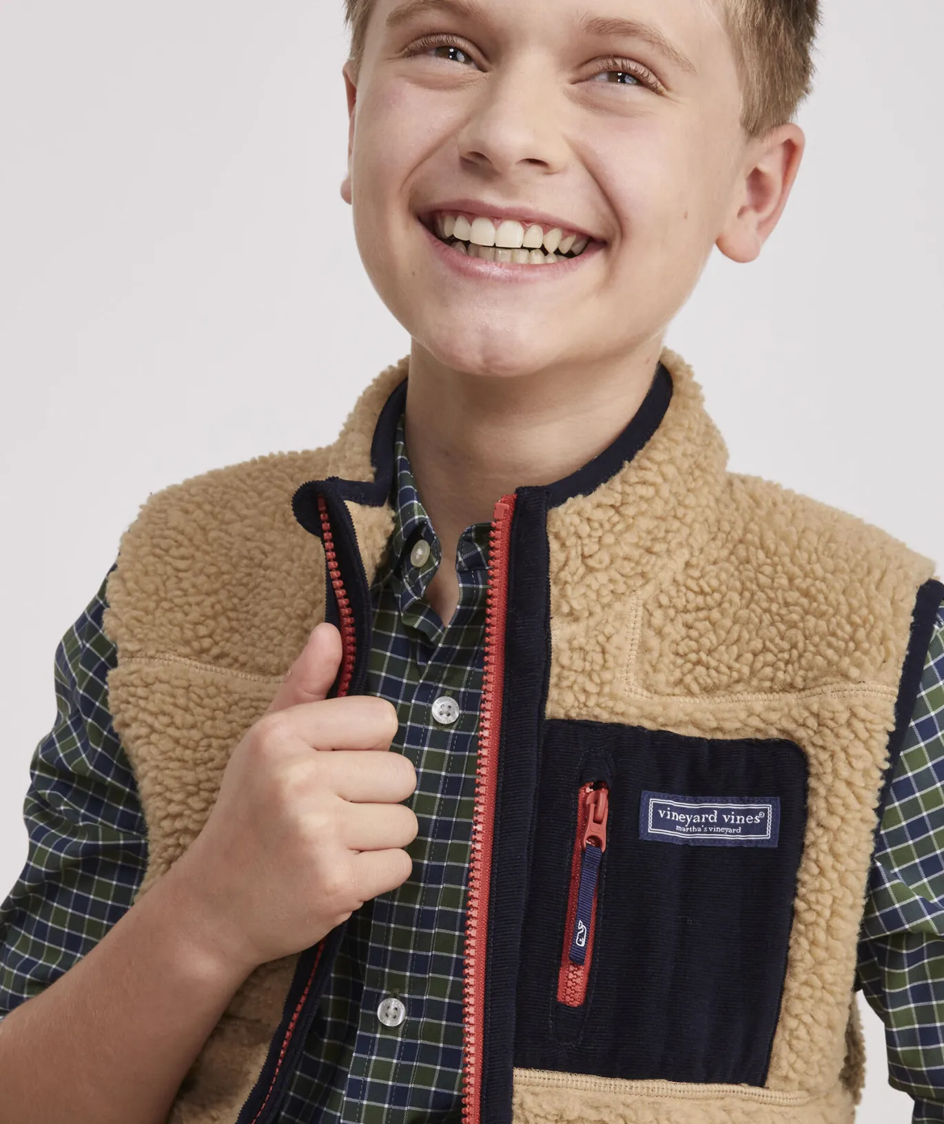 Boys' Lightweight Packable Puffer Vest