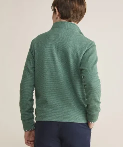 Boys' Lobster Shawl Full-Zip Cardigan