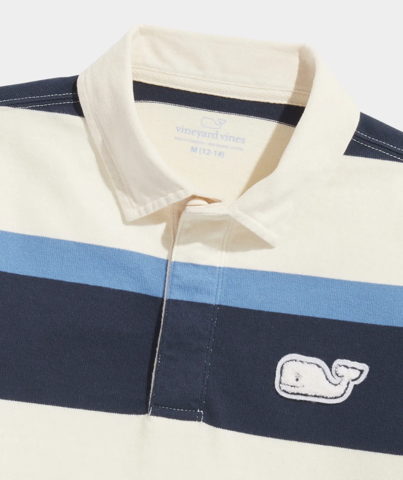 Boys' Multi-Stripe Rugby Shirt