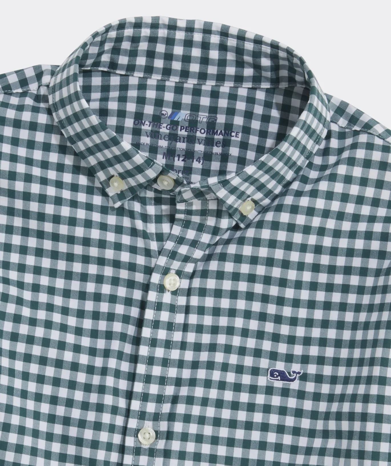 Boys' On-The-Go brrrº Gingham Shirt