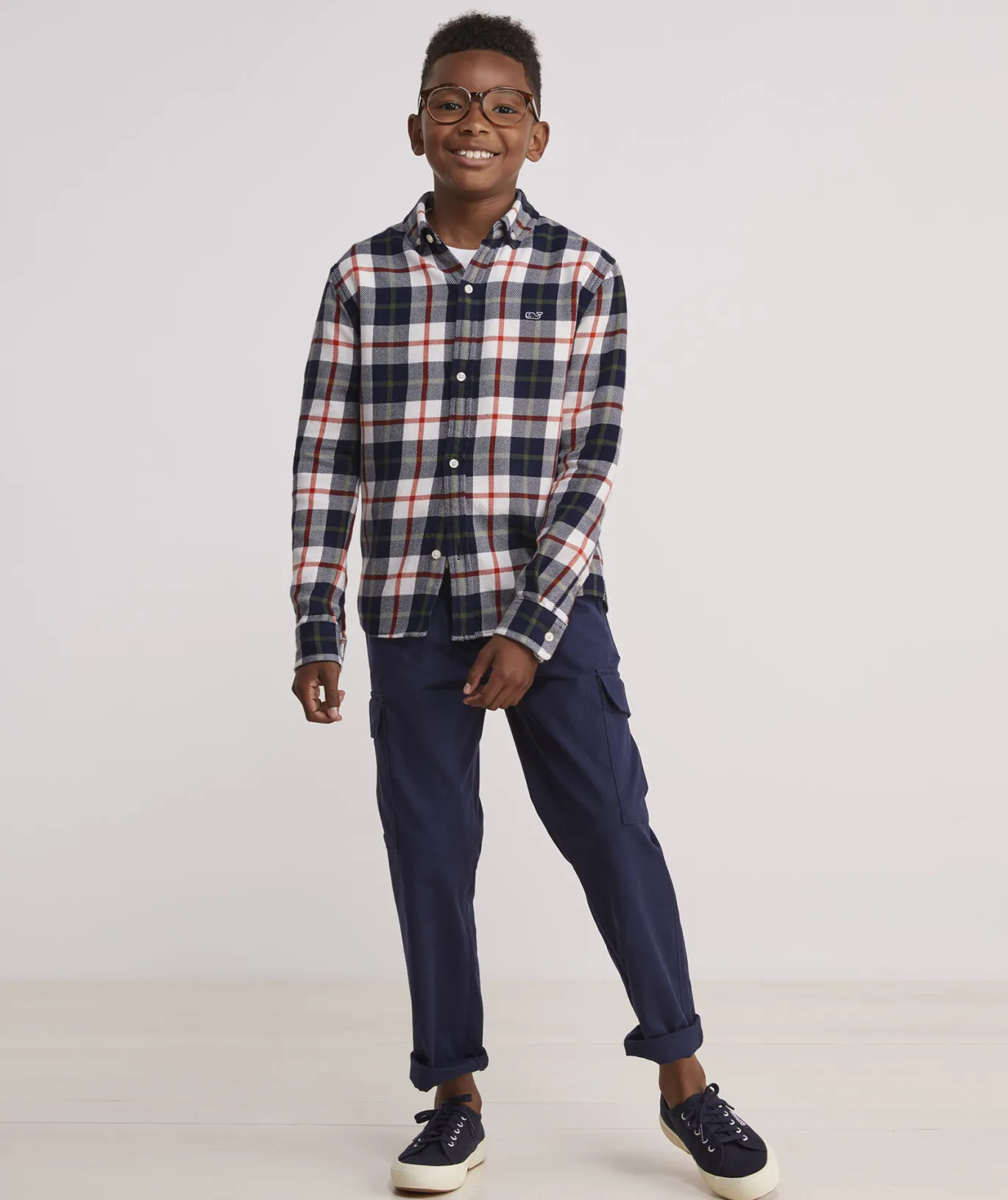 Boys' On-The-Go brrrº Tattersall Shirt