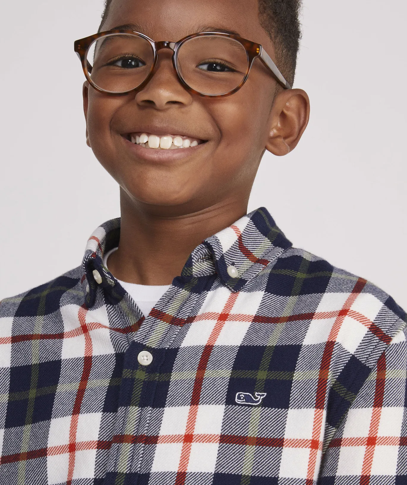 Boys' On-The-Go brrrº Tattersall Shirt