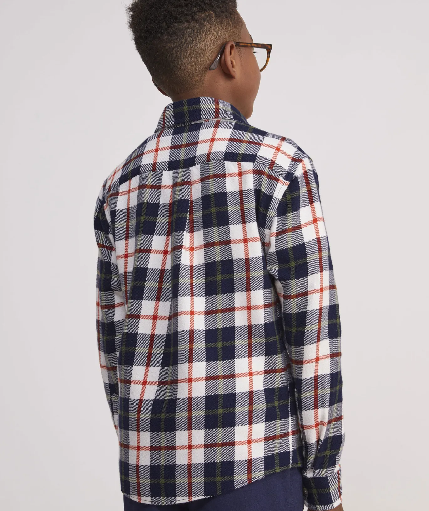 Boys' On-The-Go brrrº Tattersall Shirt