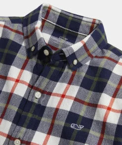 Boys' On-The-Go brrrº Tattersall Shirt