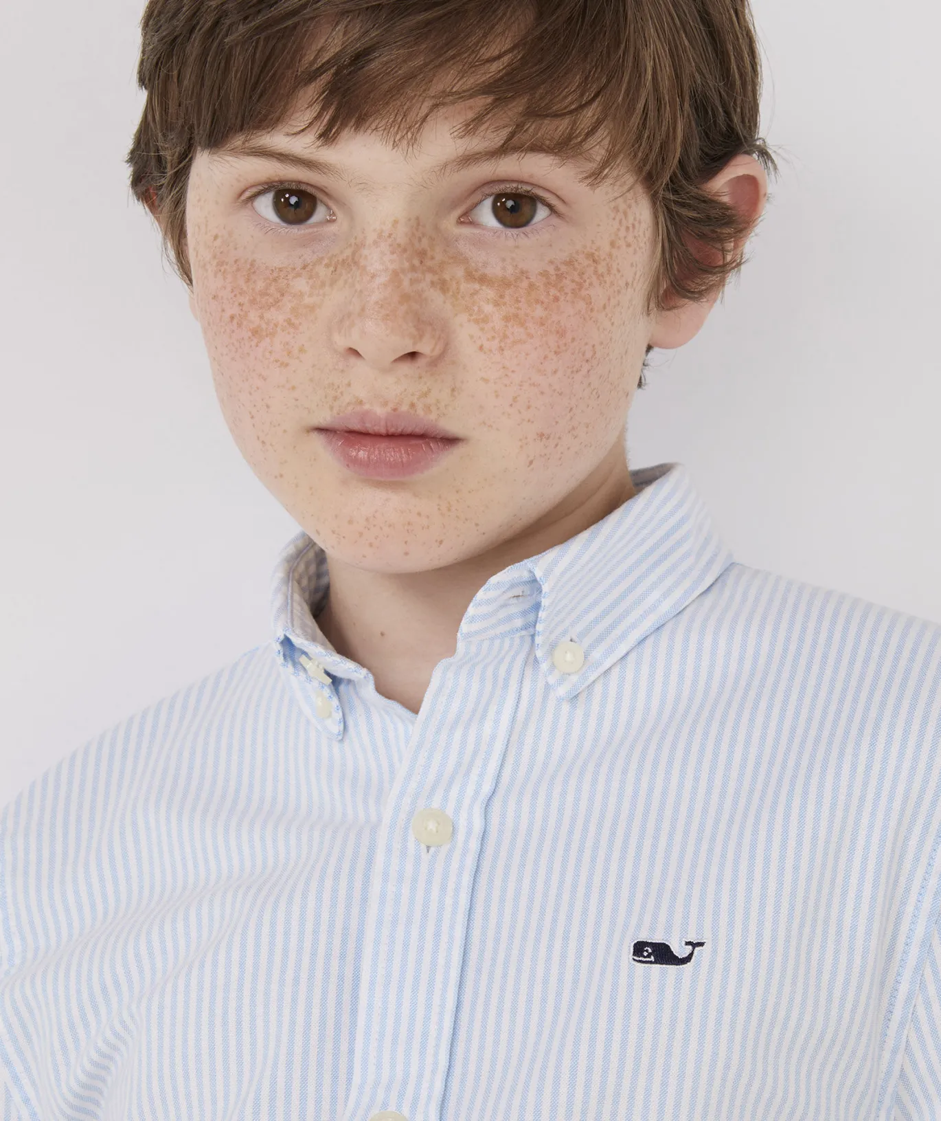 Boys' On-The-Go Nylon Plaid Shirt