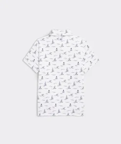 Boys' Printed Sankaty Polo