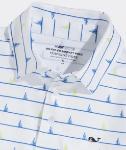 Boys' Printed Sankaty Polo