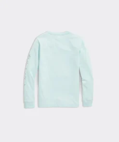 Boys' Pro Snowboard Whale Long-Sleeve Pocket Tee