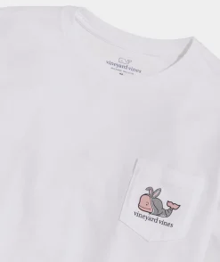 Boys' Sea Life Whale Fill Short-Sleeve Pocket Tee