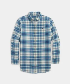 Boys' Stretch Flannel Check Shirt