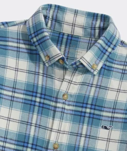Boys' Stretch Flannel Check Shirt