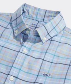 Boys' Stretch Flannel Plaid Shirt
